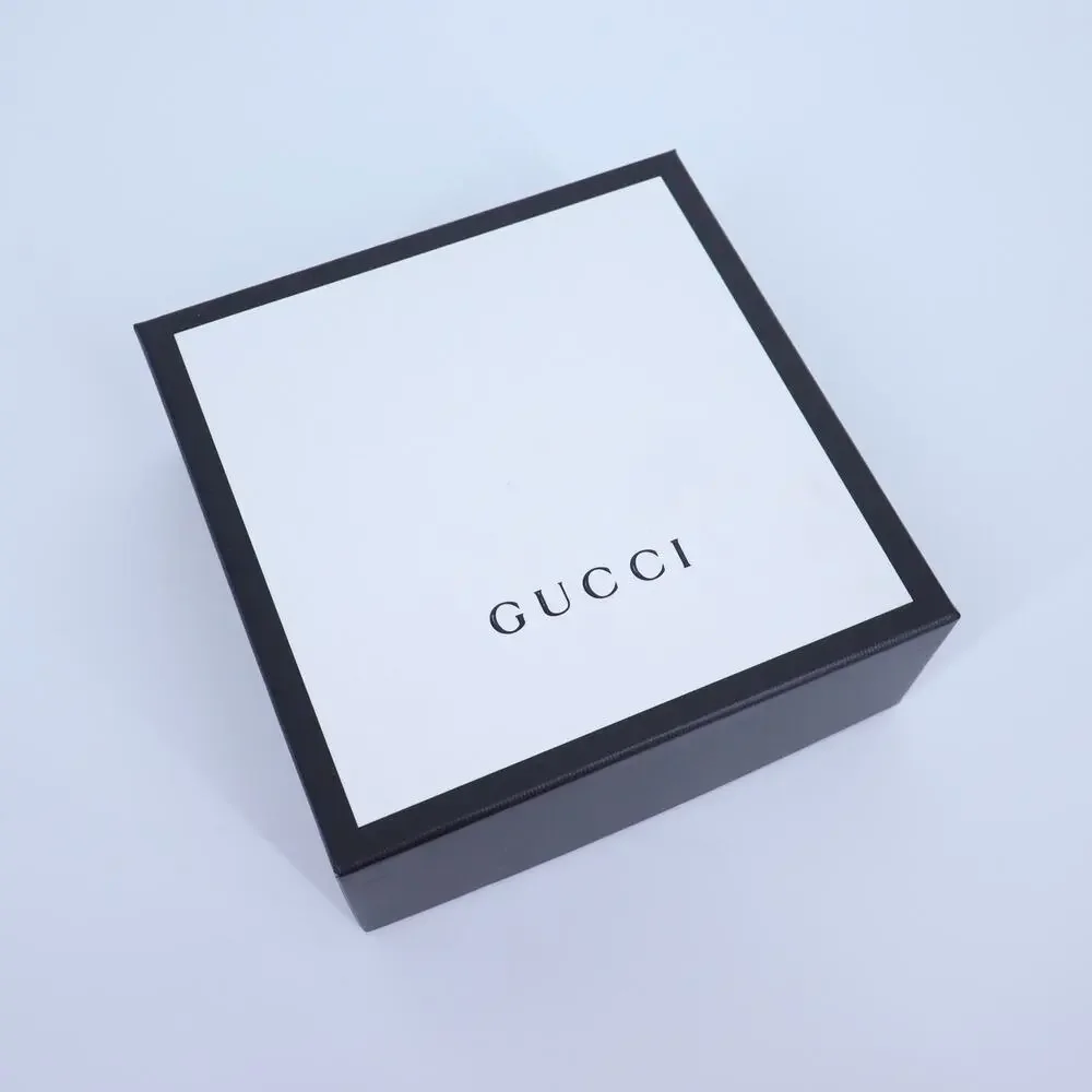 GUCCI Black and White Gift Box 7.5x7.5x2.75